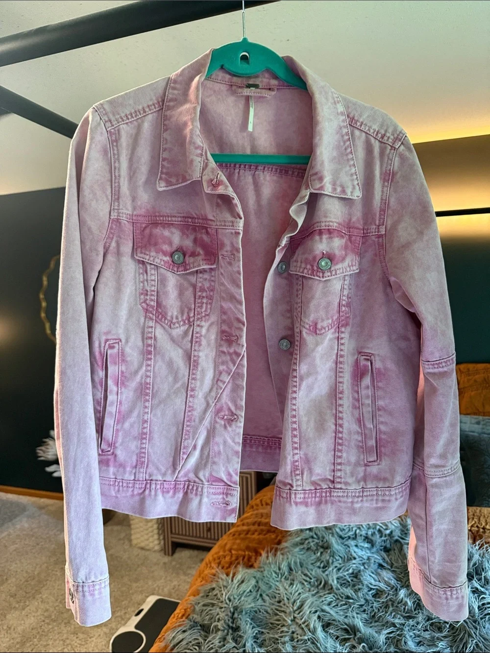Free people rumors Pink Denim Jacket - Women - Picture 5 of 6